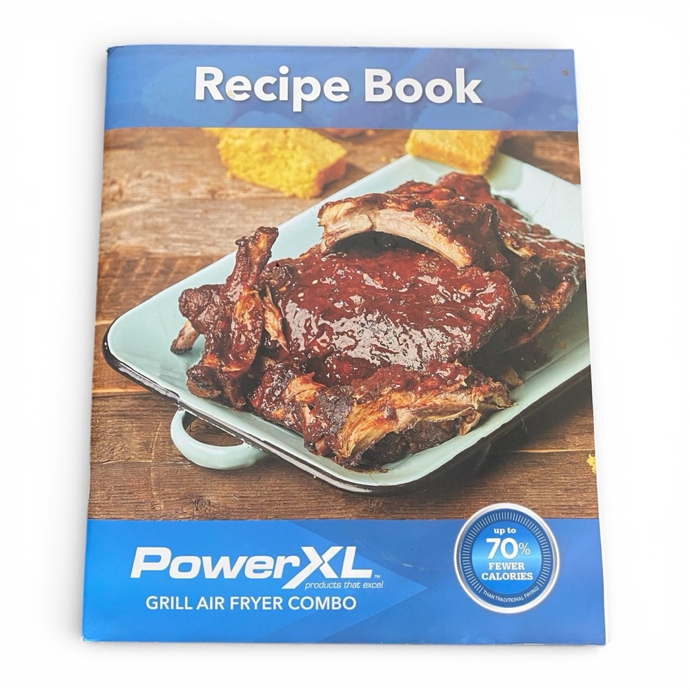 PowerXL Air Fryer Grill Recipe Book Cookbook Guide MFC-AF-6 6B 6C